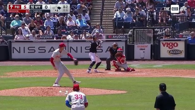 MLB: Oswaldo Cabrera la saca de jonrón ante los Phillies