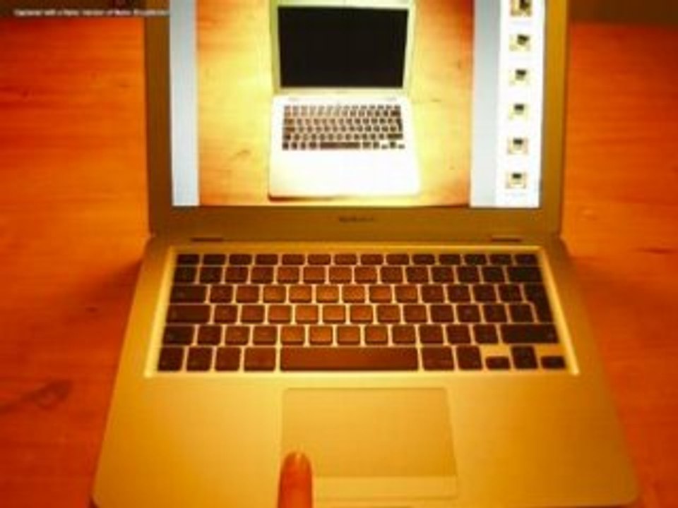 Macbook air presentation