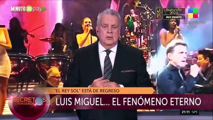 Luis Miguel usa dobles