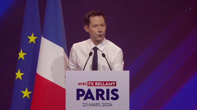Élections européennes: François-Xavier Bellamy salue la France courage, qui ne plie pas, qui ne la ramène pas