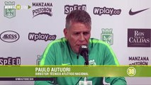 05-04-19 Paulo Autuori confirmó que sumará varios jugadores a la titular para enfrentar a Alianza Petrolera