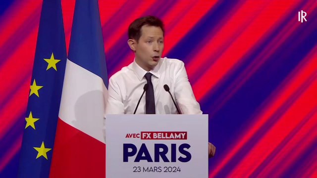 François-Xavier Bellamy (LR): Nous voulons que l'Europe nous rende la maîtrise de notre destin