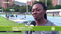 30-04-19 Anyela Marcela Rivas, una de las atletas que representará a Antioquia en el Gran Prix de Atletismo