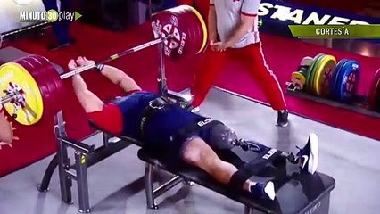 Colombiano Jhon Freddy Castañeda ganó plata  Copa Mundo de Parapowerlifting
