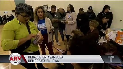 Download Video: Caucus Iowa: Trump tilda a demócratas de desorganizados tras problema en la votación