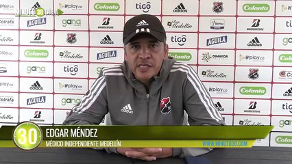 Con estas bajas Medellín recibirá a Bucaramanga en el Atanasio