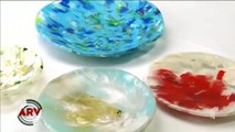 Platos de plásticos reciclados parecen obras de arte en Japón