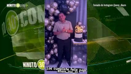 Mane Díaz celebró su cumpleaños en Inglaterra