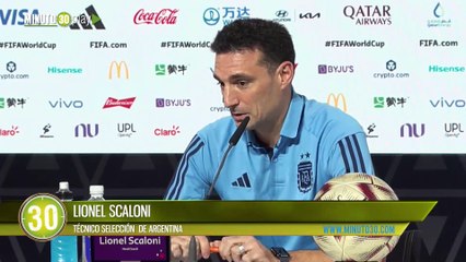 Scaloni La emoción más grande es ver a la hinchada