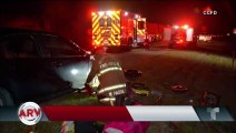 Mujer llama al 911 con dedos del pie cuando su carro le aplastó las manos