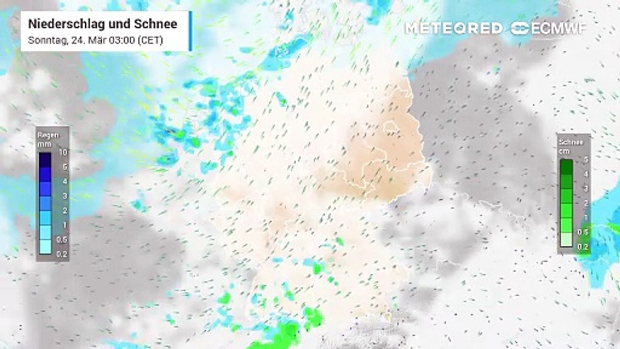 Graupelschauer und Gewitter: Am heutigen Palmsonntag ist es ziemlich ungemütlich!
