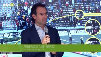 23-09-19 Alcalde de Medellín no quieren que paguen justos por pecadores, por vandalismo en el estadio