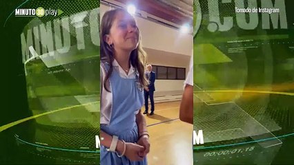 Hasta las lágrimas Dani Donado orgullosa de los grados de su pequeña hija