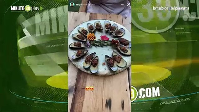 Feliz día del padrastro Andrea Valdiri le hizo su buena fiesta a Felipe Saruma