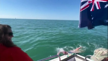 Rural residents stay positive with lake swimming