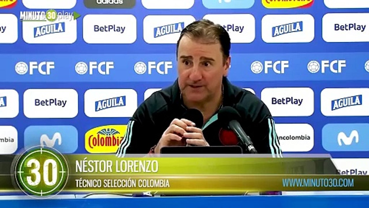 Colombia sigue invicta pero no hay mucho por celebrar Néstor Lorenzo analizó el partido