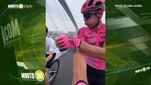 Hablo inglés y urraeño Rigo y su particular encuentro con un pequeño ciclista en China