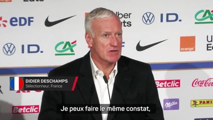 Bleus - Deschamps : "Je m'en serais bien passé"