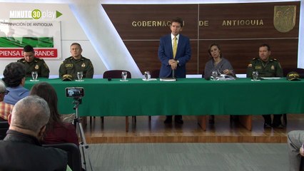 13-11-18 Situación de orden público en parques del centro de Medellín preocupa a la gobernación