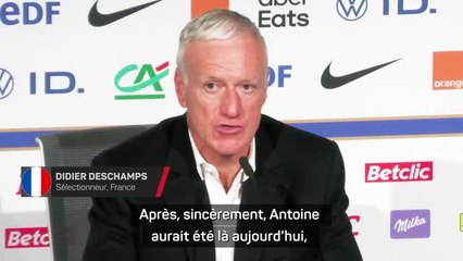 Bleus - Deschamps : "Pas besoin de ce match pour savoir l'importance de Griezmann"