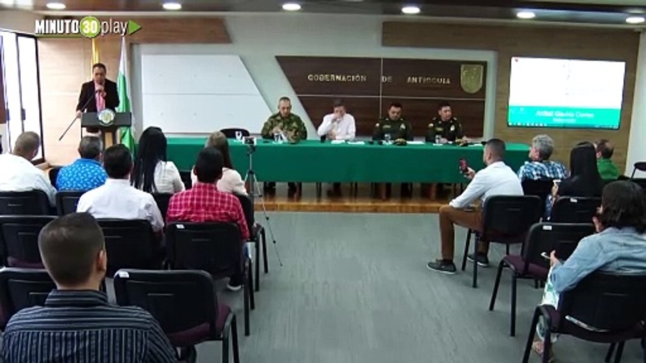 NOTA 8 La Gobernación de Antioquia  va con toda contra la delincuencia y la criminalidad 13-01-2020