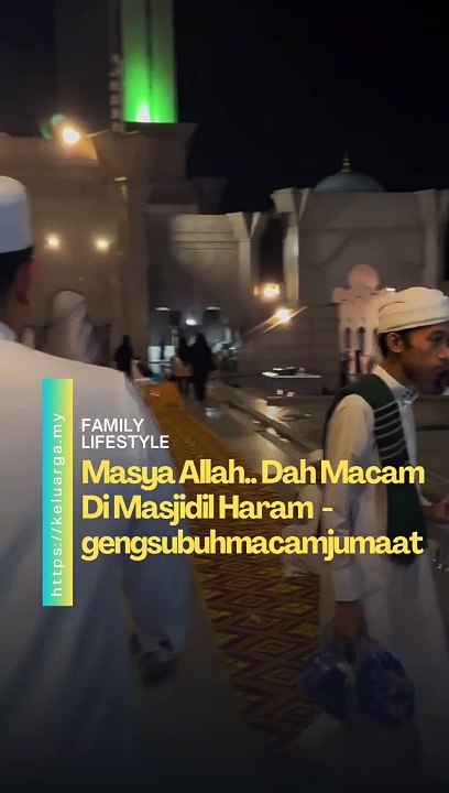 Masya Allah.. Vibe seperti di Masjidilharam.  Moga ianya diterus sampai bila-bila. #gengsubuhmacamjumaat