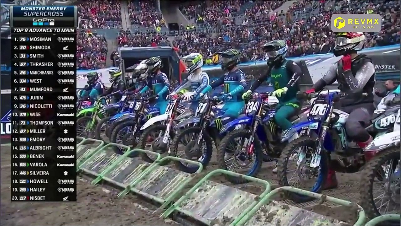 AMA Supercross 2024 Seattle - 250SX Heat 2