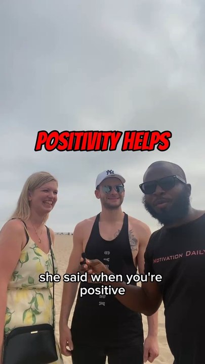 Positivity Helps #dayodman #motivation #eeyayyahh #motivationalspeaker #positivity