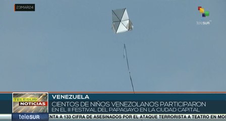 Niños venezolanos participaron en el III festival del Papagayo