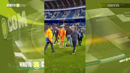 Armani le aguó la fiesta a Racing. hinchas lo agreden