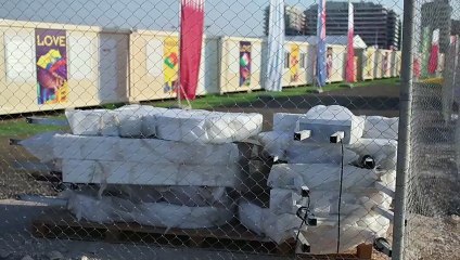 La villa de los hinchas de la Copa del Mundo sigue en obras 48 horas tras el inicio de Qatar 2022