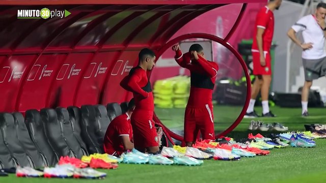 Marruecos entrena en Doha de cara a su partido contra Croacia