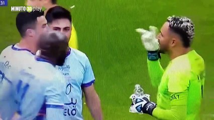 Así quedó la cara de Cristiano Ronaldo tras fuerte golpe de Keylor Navas