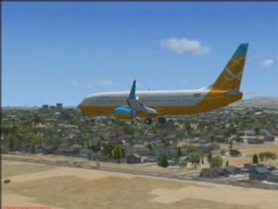 Landing fsx