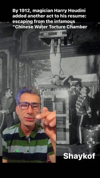 By 1912, magician Harry Houdini added another act to his resume: escaping from the infamous