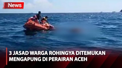 Perahu Terbalik, 3 Jasad Warga Rohingya Ditemukan di Perairan Aceh
