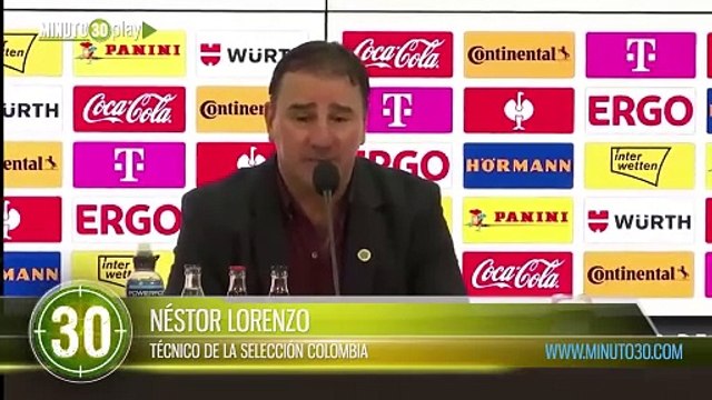 Néstor Lorenzo está orgulloso por el triunfo logrado ante Alemania