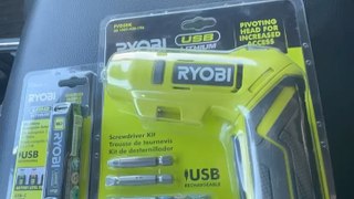 Went in Home Depot for some 1/2” #8 screws this morning and I came out with a new Ryobi screwdriver and battery system