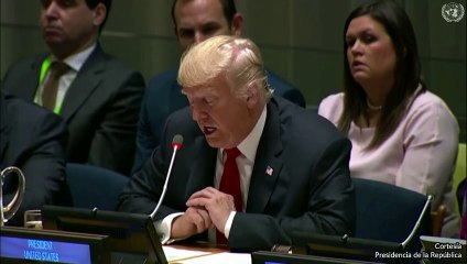 24-09-18 Donald Trump felicito al presidente Ivan Duque por su triunfo y su decision de luchar contra las drogas