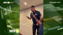 No hay secreto Edwin Cardona cantando previo a enfrentar a Nacional con la ‘mecha