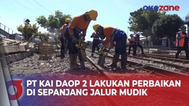 PT KAI Daop 2 Lakukan Perbaikan Jalur Guna Kesiapan Hadapi Angkutan Mudik Lebaran 2024
