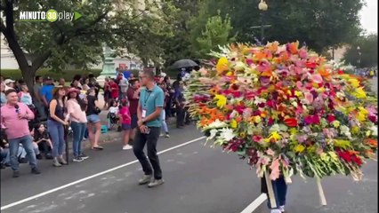 Por primera vez, silleteros de Santa Elena y trovadores llevaron su legado a Washington