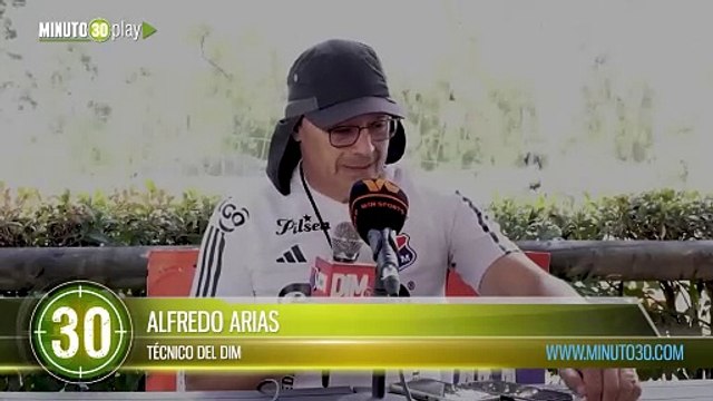 Los jugadores están parados en el escalón de la humildad Alfredo Arias, técnico del DIM