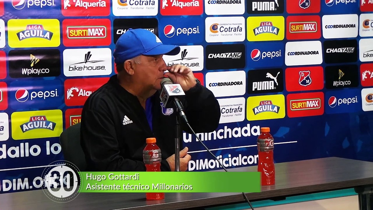 15-02-18 Reacciones asistente tecnico Millonarios tras la derrota ante Millonarios