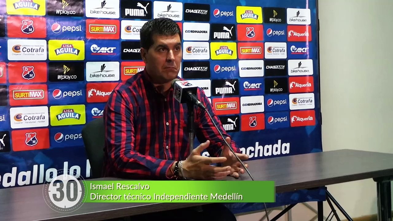 26-03-18 Le preocupa a Rescalvo el malestar de los hinchas al final del partido con Tolima