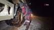 Çamlıbel Geçidi'nde kar yağışı etkili oldu, sürücüler zor anlar yaşadı