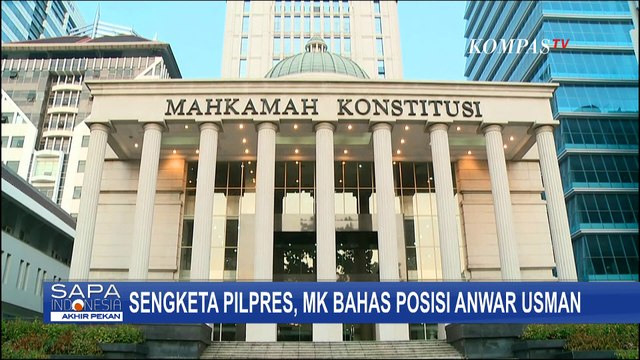 Mahkamah Konstitusi Bahas Posisi Anwar Usman saat Urus Sengketa Pemilu 2024
