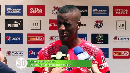 8-02-18 Jorge Segura conto como esta fisicamente y cual sera su aporte al Independiente Medellin