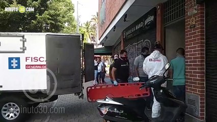 Levantamiento hombre asesinado por sicario en el barrio Belén La Palma