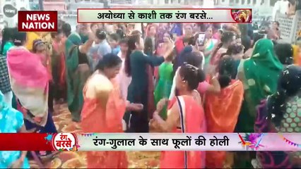 अयोध्या पर भी चढ़ा होली का खुमार, लोग जमकर कर रहे हैं मस्ती और लगा रहे हैं अबीर गुलाल